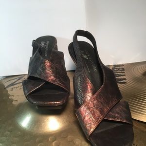 Donald J Pliner Embosed Sandals with 4.5" Heels